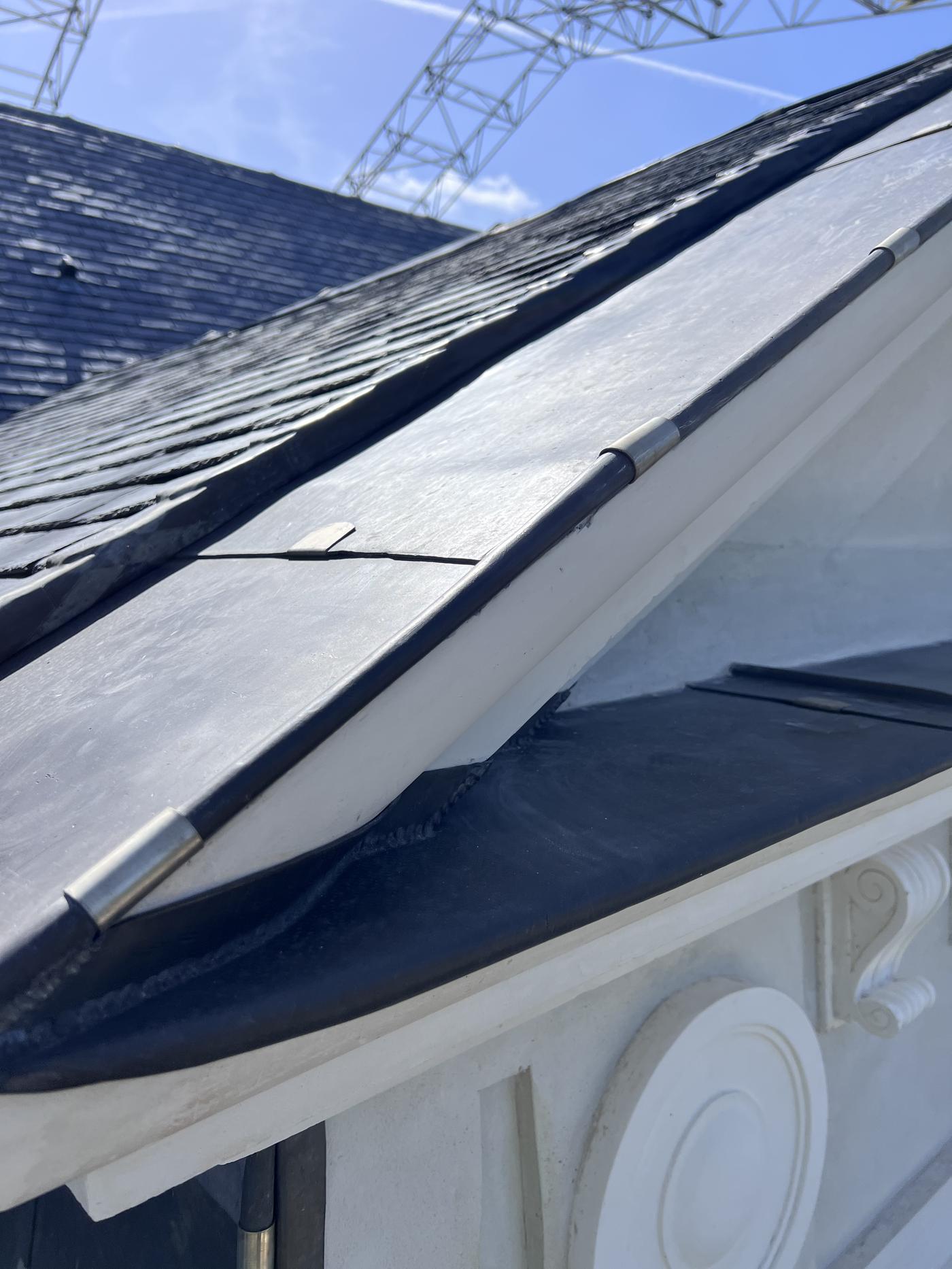 Détail d'ornementation de façade restaurée